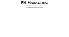 Desktop Screenshot of pmmarketinginc.com